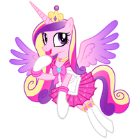 Prinzessin Cadance Ausmalbilder