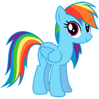 Rainbow Dash Ausmalbilder