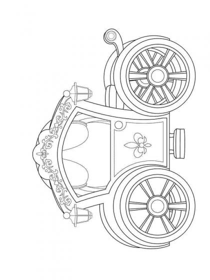 Kutsche Ausmalbilder - Kostenlose Malvorlagen