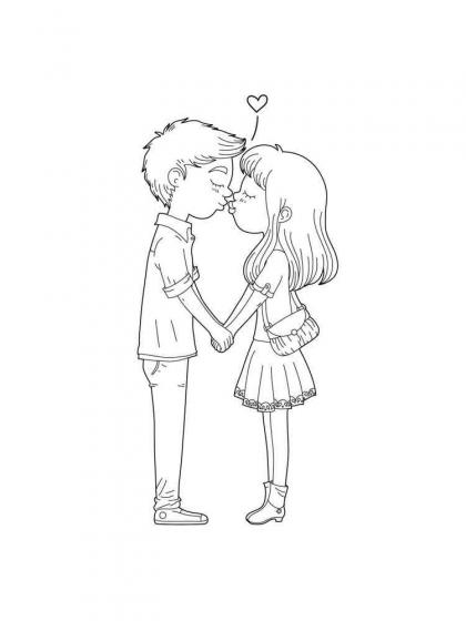 verliebte ausmalbilder liebe