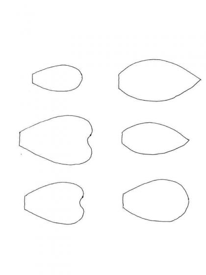Blütenblätter Ausmalbilder - Kostenlose Malvorlagen