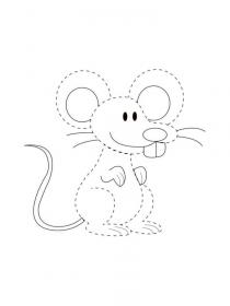 Ausmalbilder Maus - Kostenloses Drucken