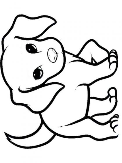 Ausmalbilder Niedliche Tiere - Kostenlose Malvorlagen