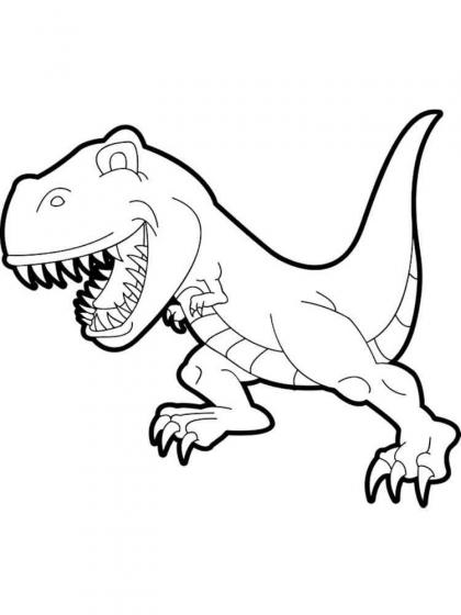 ausmalbilder trex
