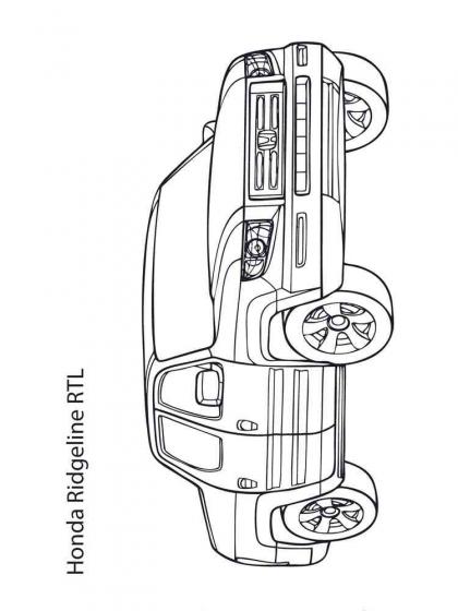 Ausmalbilder Pick-Up - Malvorlagen Kostenlos zum Ausdrucken