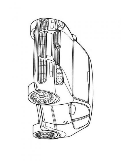 Ausmalbilder Volkswagen - Malvorlagen Kostenlos zum Ausdrucken