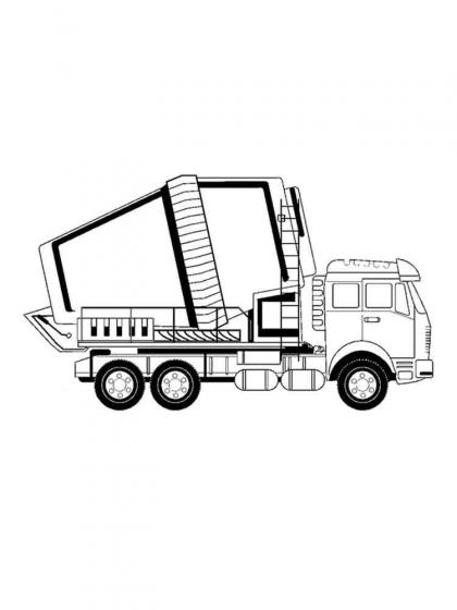 ausmalbilder betonmischer