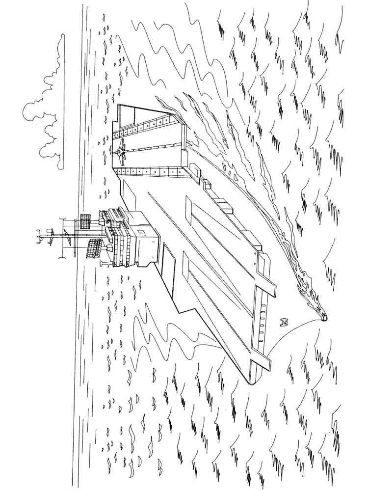 Ausmalbilder Flugzeugträger - Malvorlagen Kostenlos zum Ausdrucken