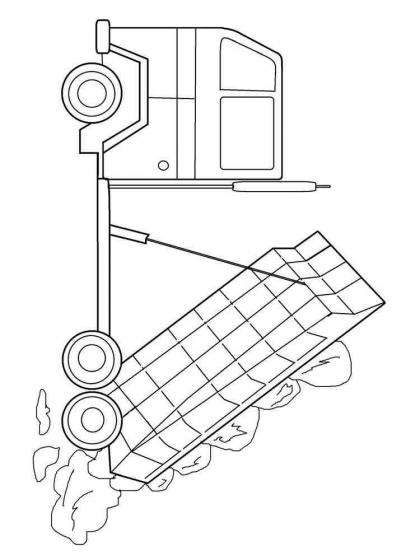  Ausmalbilder Kipplaster - Malvorlagen Kostenlos zum Ausdrucken Motiv 