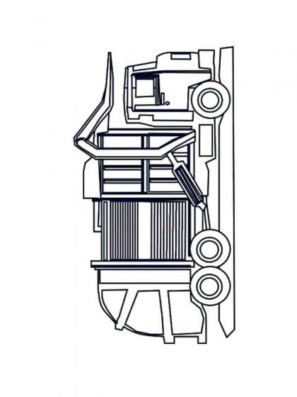 Ausmalbilder Müllwagen - Malvorlagen Kostenlos zum Ausdrucken