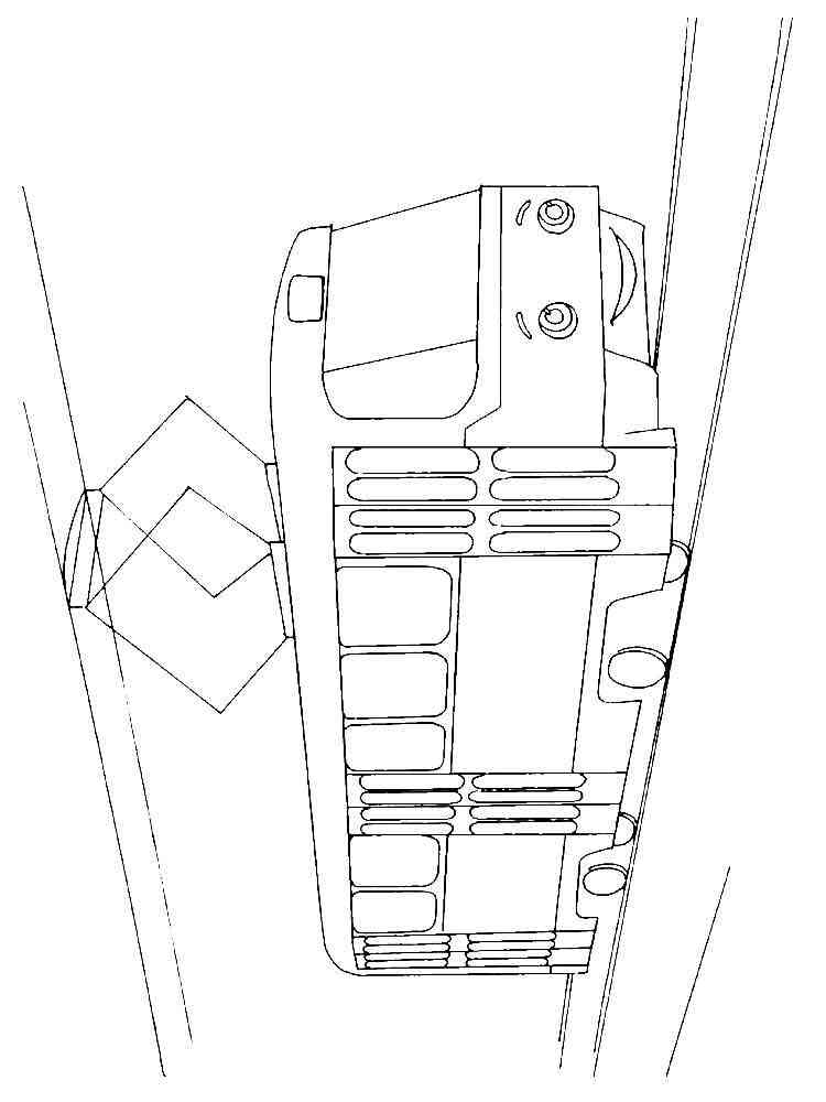 Ausmalbilder Straßenbahn - Malvorlagen Kostenlos zum Ausdrucken