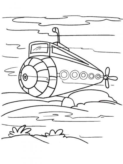 Ausmalbilder U-Boot - Malvorlagen Kostenlos zum Ausdrucken
