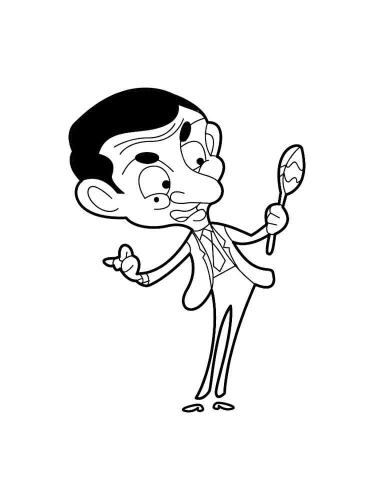 mr bean ausmalbilder