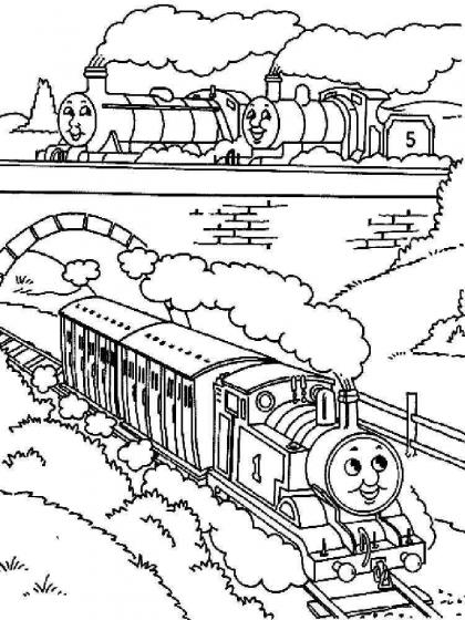 Thomas und seine Freunde Ausmalbilder - Kostenlose Malvorlagen